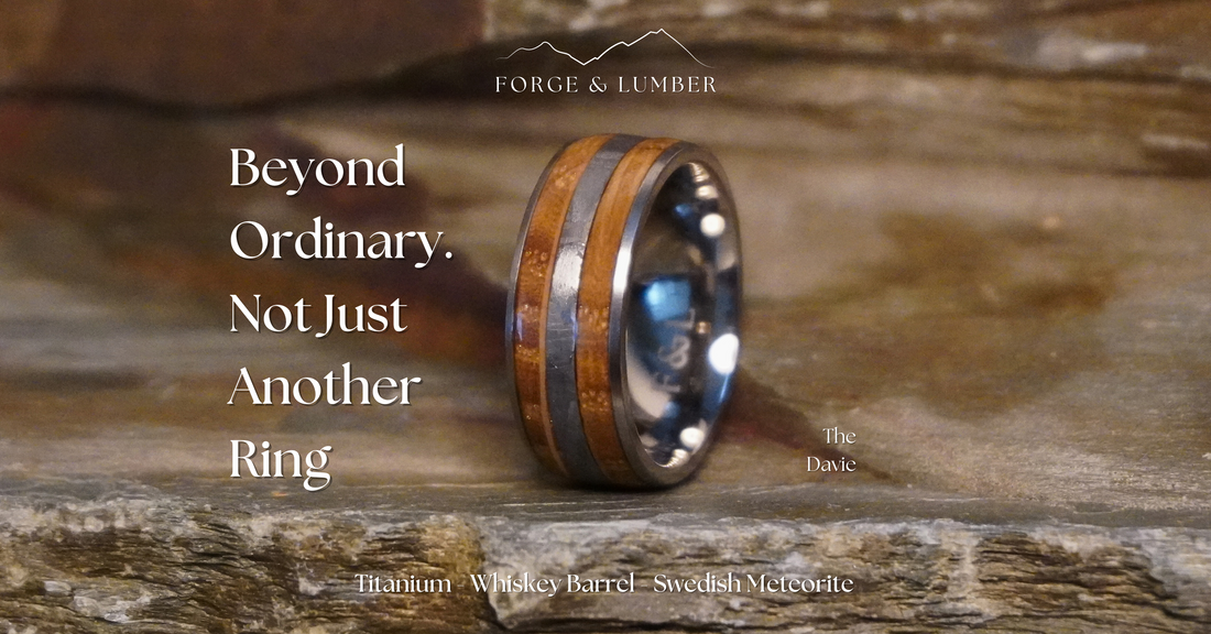 Cosmic Love: Meteorite Wedding Rings Unveiled