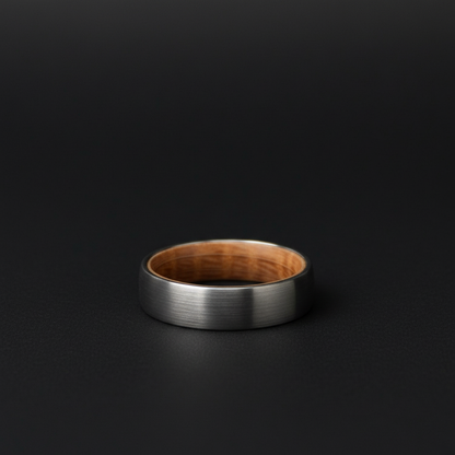 Forge and Lumber The Glen - 6mm band. Bestseller 6mm barrel band detail.