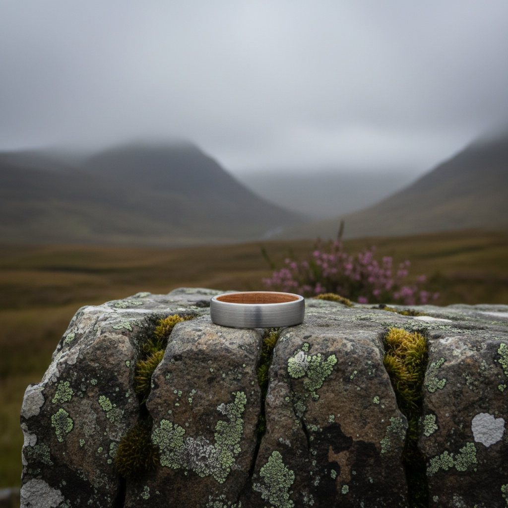 The Glen 6mm band by Forge and Lumber. Bestseller barrel band.