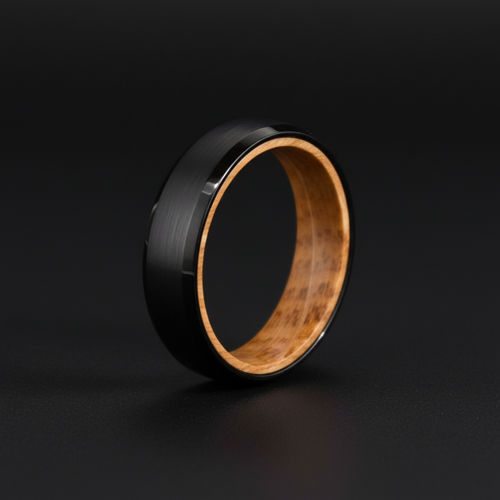 The Speyside 6mm from Forge and Lumber: A 6mm beveled barrel-wood product.