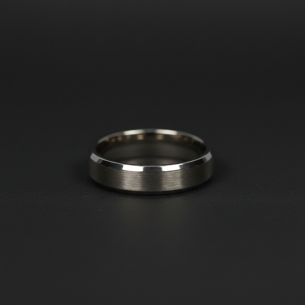 The Torque Ring: Forge & Lumber 6mm titanium band.