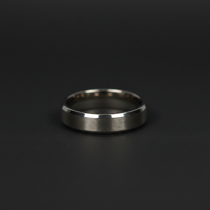 The Torque Ring: Forge & Lumber 6mm titanium band.