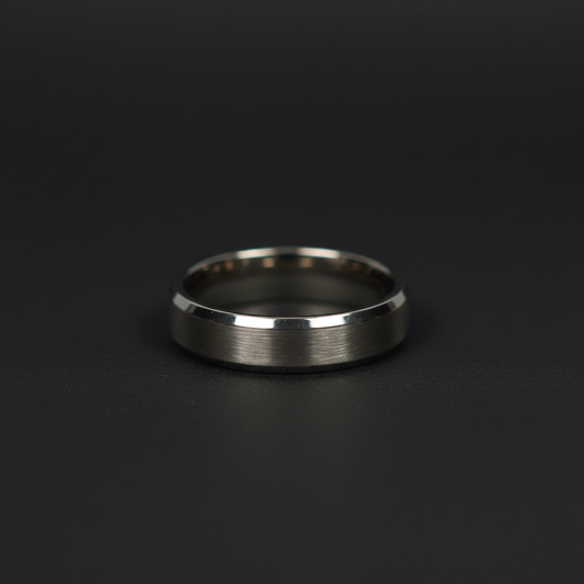 The Torque Ring: Forge & Lumber 6mm titanium band.